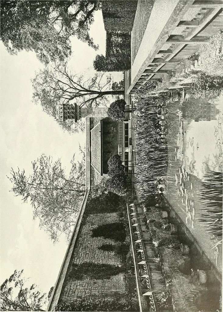An illustration from Gardens, old and new; the country house & its garden environment, 1900, leaf 234