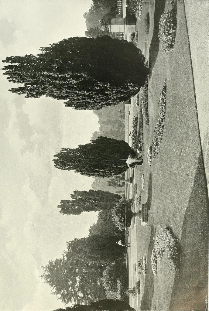 An illustration from Gardens, old and new; the country house & its garden environment, 1900, leaf 24