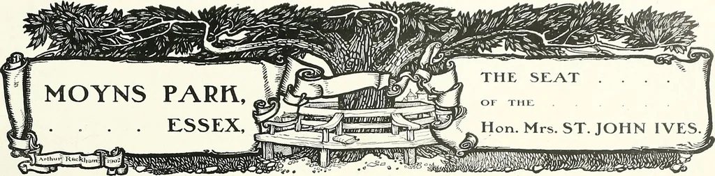 An illustration from Gardens, old and new; the country house & its garden environment, 1900, leaf 246