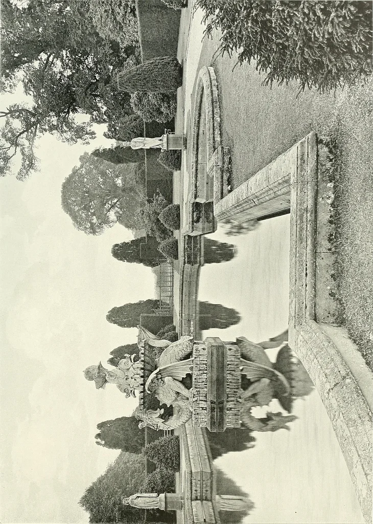 An illustration from Gardens, old and new; the country house & its garden environment, 1900, leaf 254