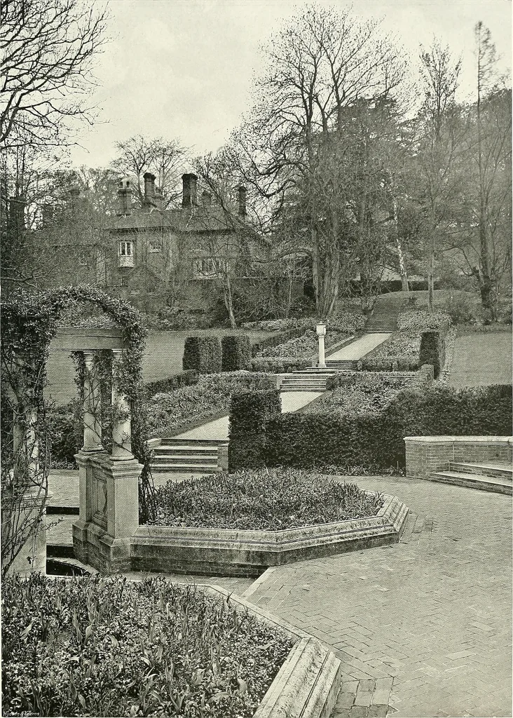 An illustration from Gardens, old and new; the country house & its garden environment, 1900, leaf 264