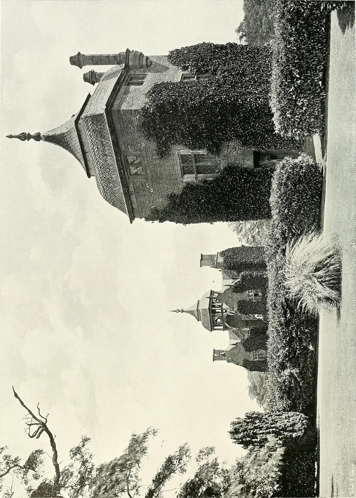 An illustration from Gardens, old and new; the country house & its garden environment, 1900, leaf 275
