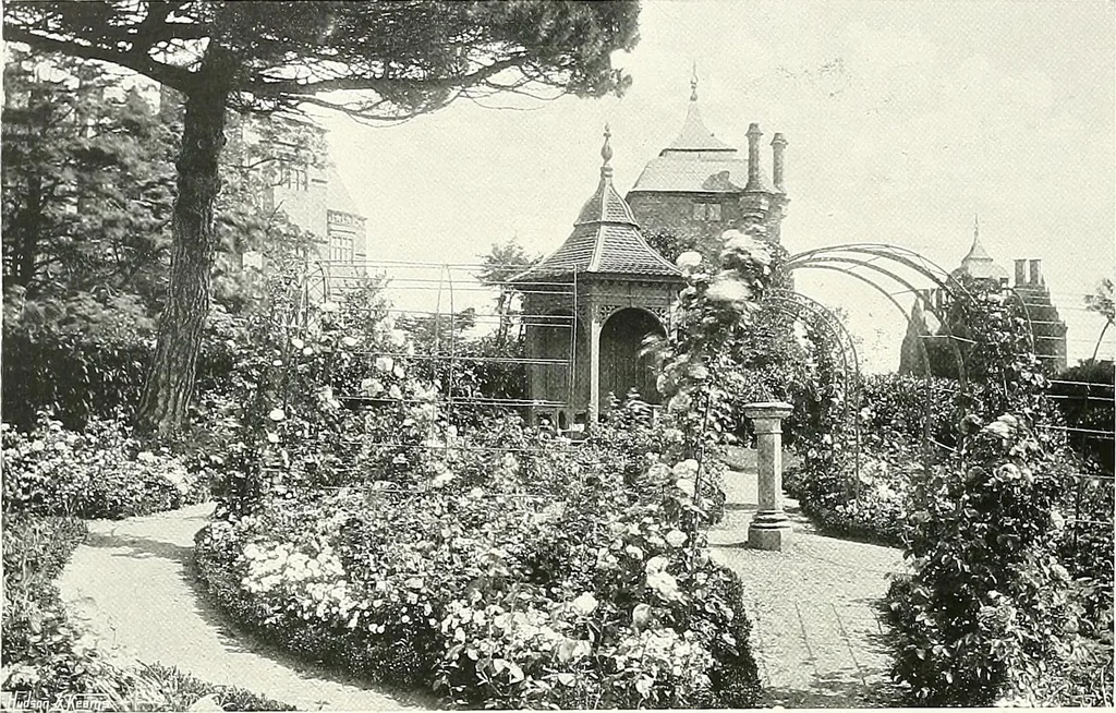 An illustration from Gardens, old and new; the country house & its garden environment, 1900, leaf 279