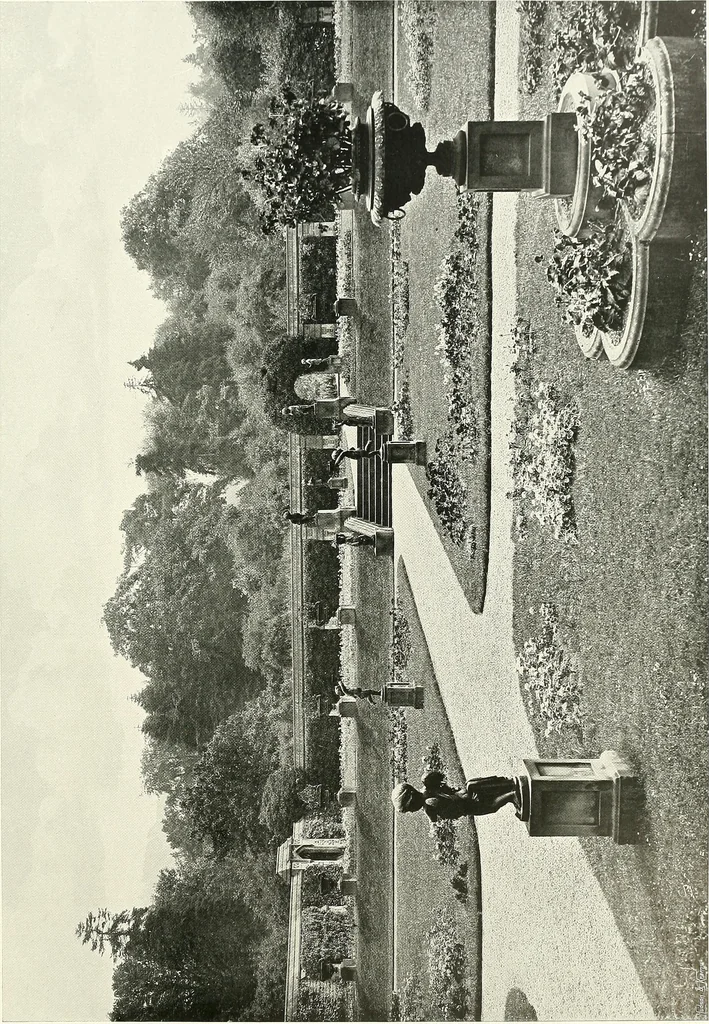 An illustration from Gardens, old and new; the country house & its garden environment, 1900, leaf 284