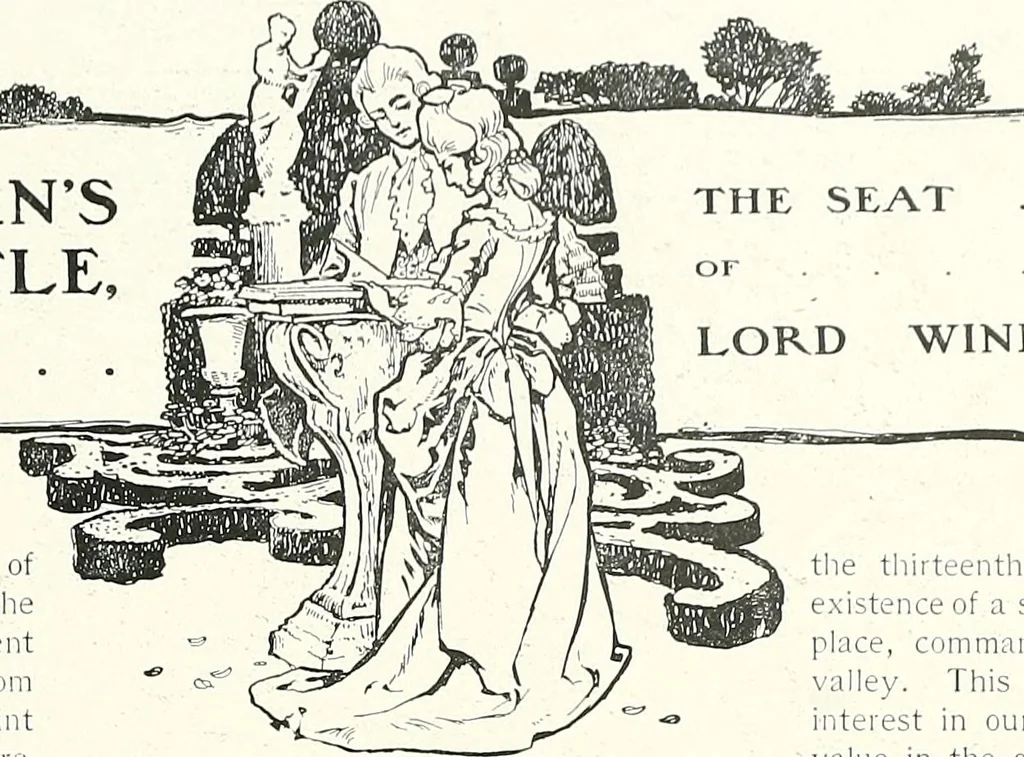 An illustration from Gardens, old and new; the country house & its garden environment, 1900, leaf 288