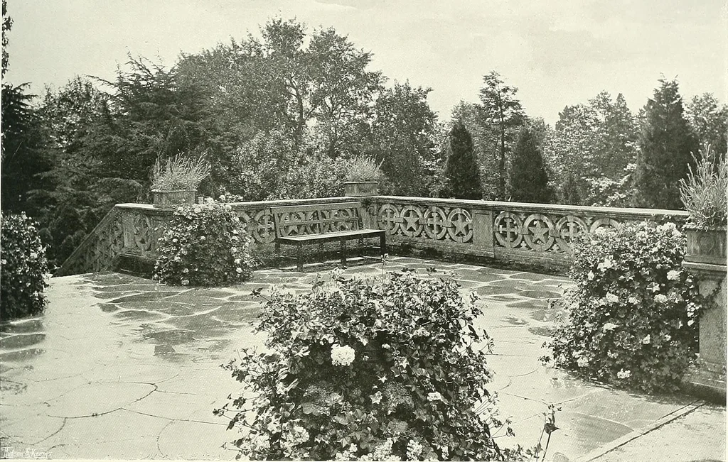 An illustration from Gardens, old and new; the country house & its garden environment, 1900, leaf 296