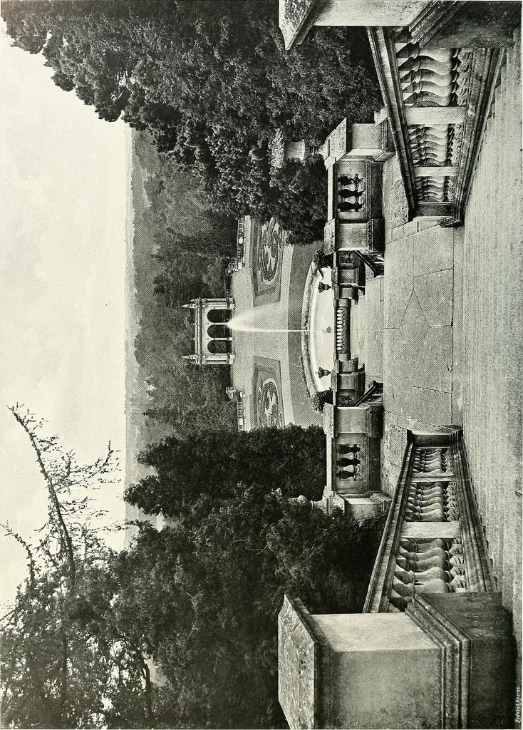 An illustration from Gardens, old and new; the country house & its garden environment, 1900, leaf 321