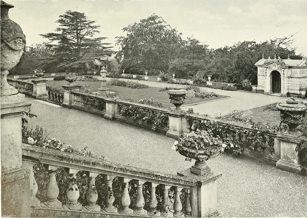 An illustration from Gardens, old and new; the country house & its garden environment, 1900, leaf 324