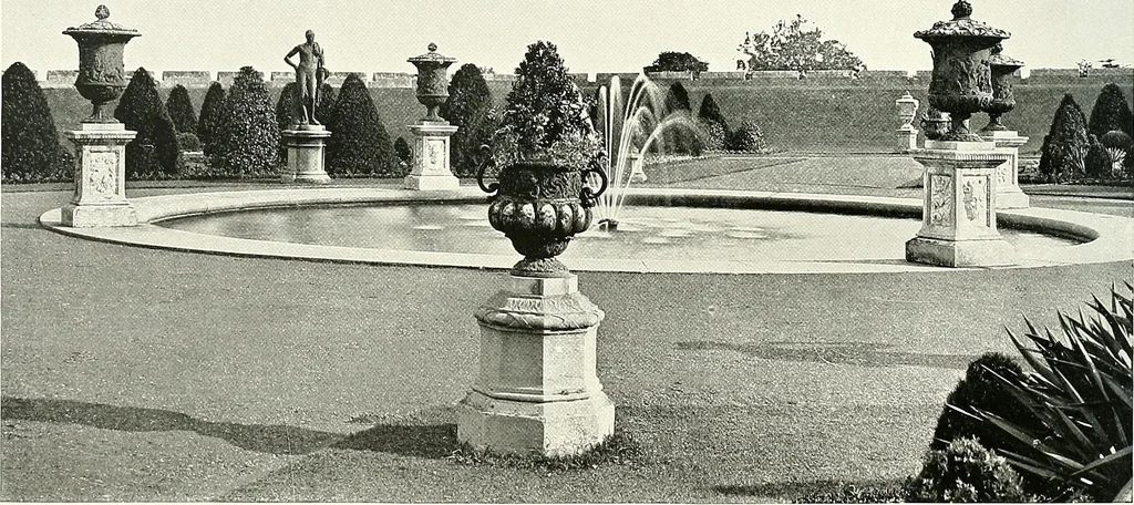 An illustration from Gardens, old and new; the country house & its garden environment, 1900, leaf 329