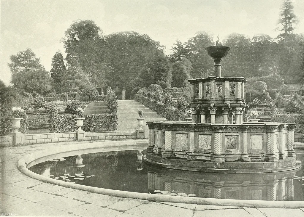 An illustration from Gardens, old and new; the country house & its garden environment, 1900, leaf 46