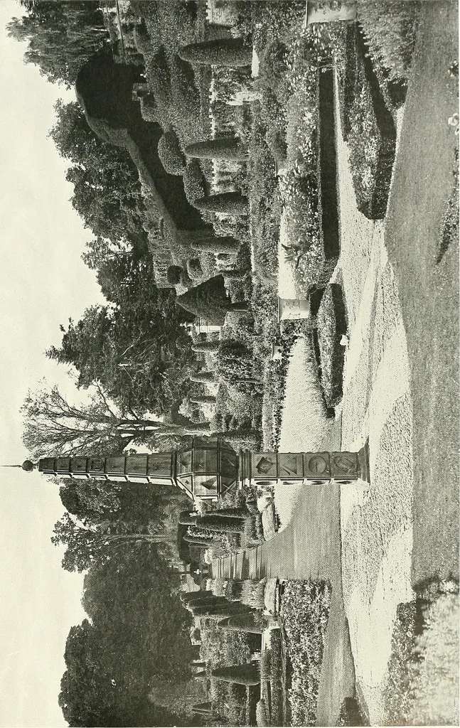 An illustration from Gardens, old and new; the country house & its garden environment, 1900, leaf 54