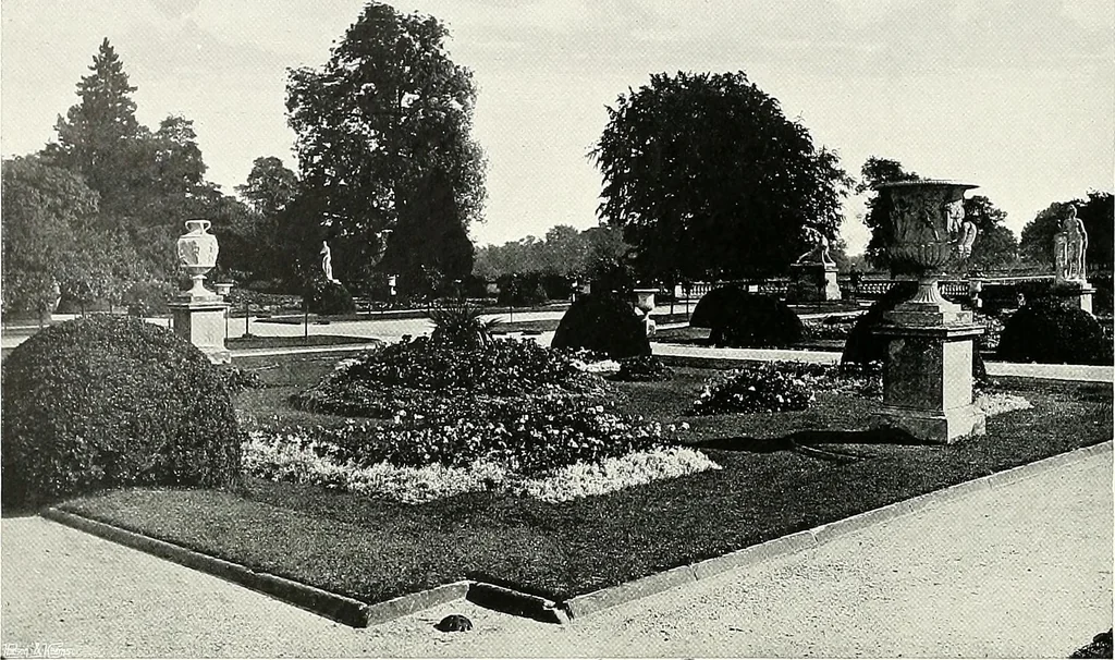 An illustration from Gardens, old and new; the country house & its garden environment, 1900, leaf 59