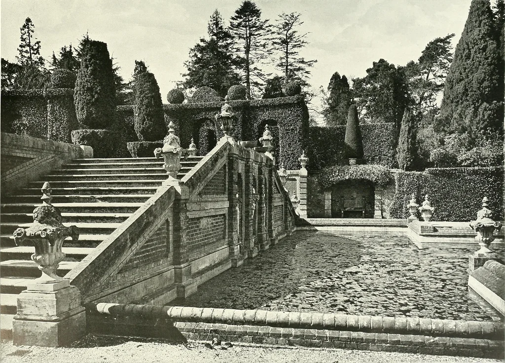 An illustration from Gardens, old and new; the country house & its garden environment, 1900, leaf 66