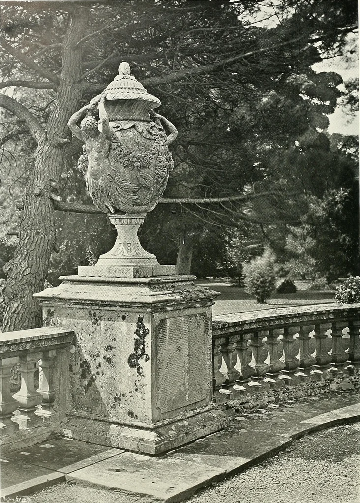 An illustration from Gardens, old and new; the country house & its garden environment, 1900, leaf 7