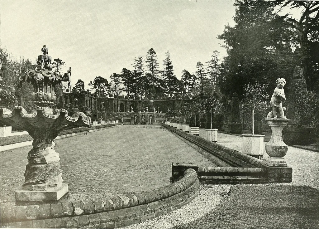 An illustration from Gardens, old and new; the country house & its garden environment, 1900, leaf 70