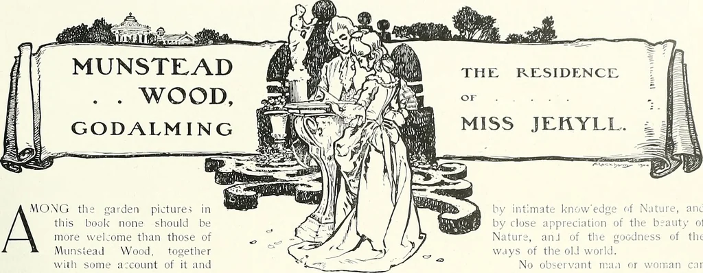 An illustration from Gardens, old and new; the country house & its garden environment, 1900, leaf 88