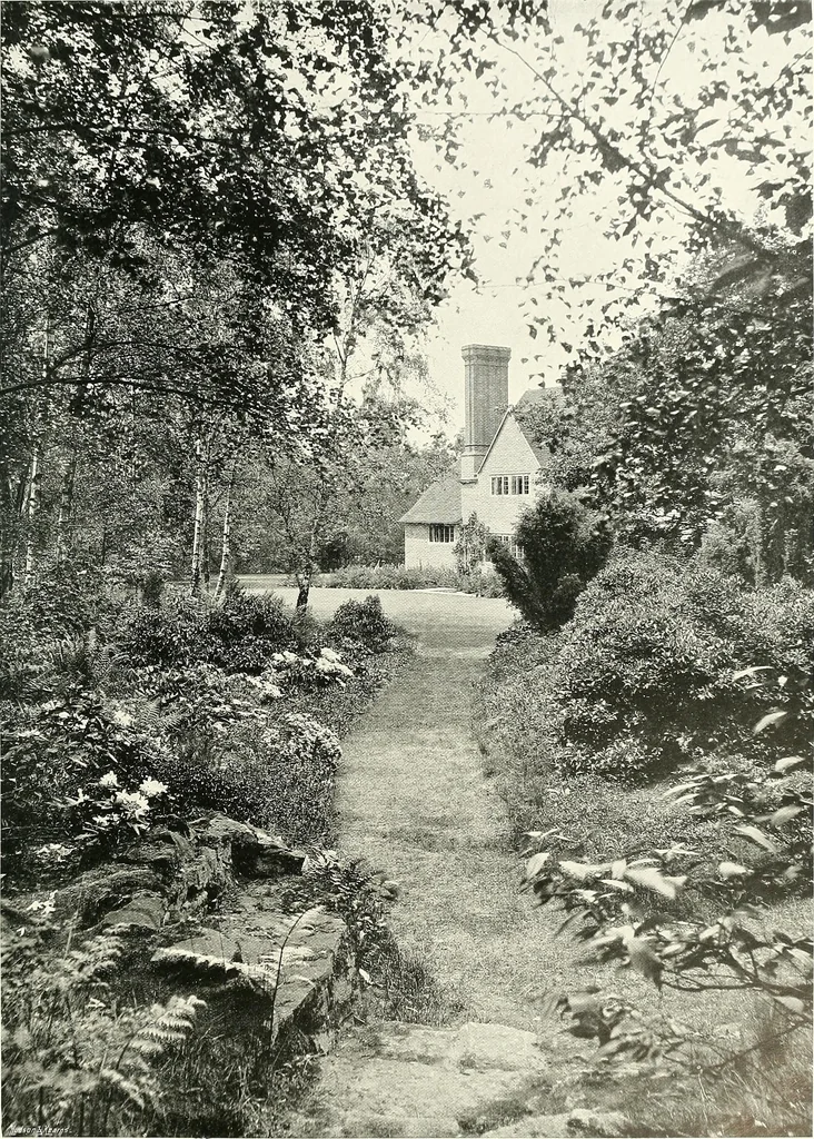 An illustration from Gardens, old and new; the country house & its garden environment, 1900, leaf 90
