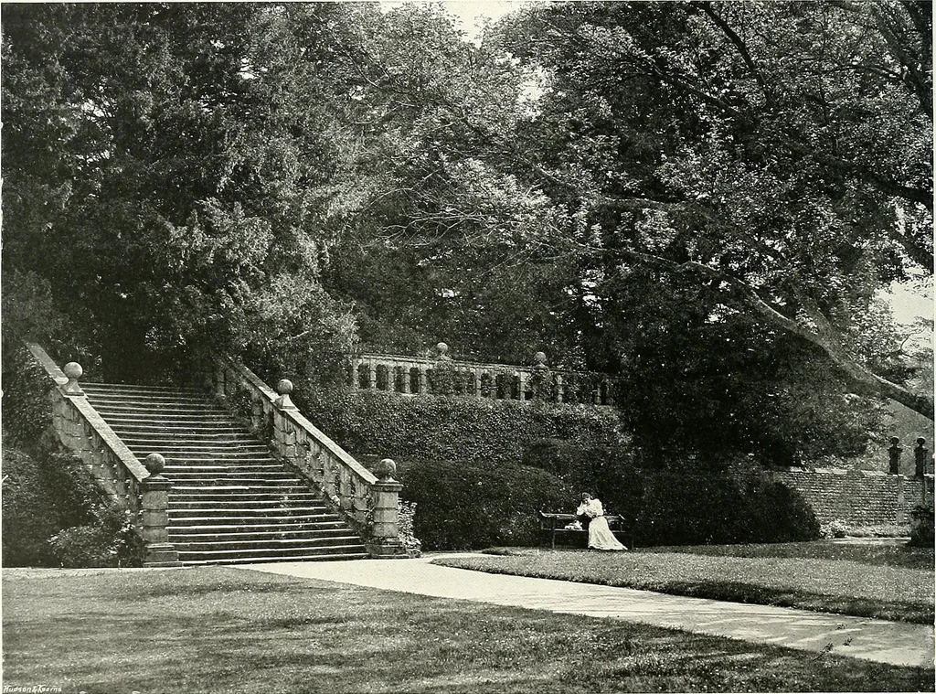 An illustration from Gardens, old and new; the country house & its garden environment, 1900, leaf 95