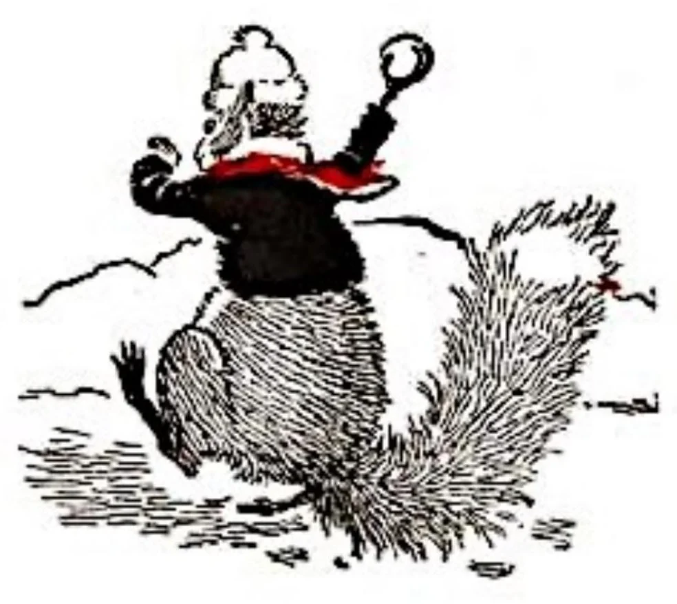 An illustration from UNCLE WIGGILY' S AUTO SLED-Bk1- by HOWARD GARIS - GUNSTON CLASSICS, 1919, leaf 24