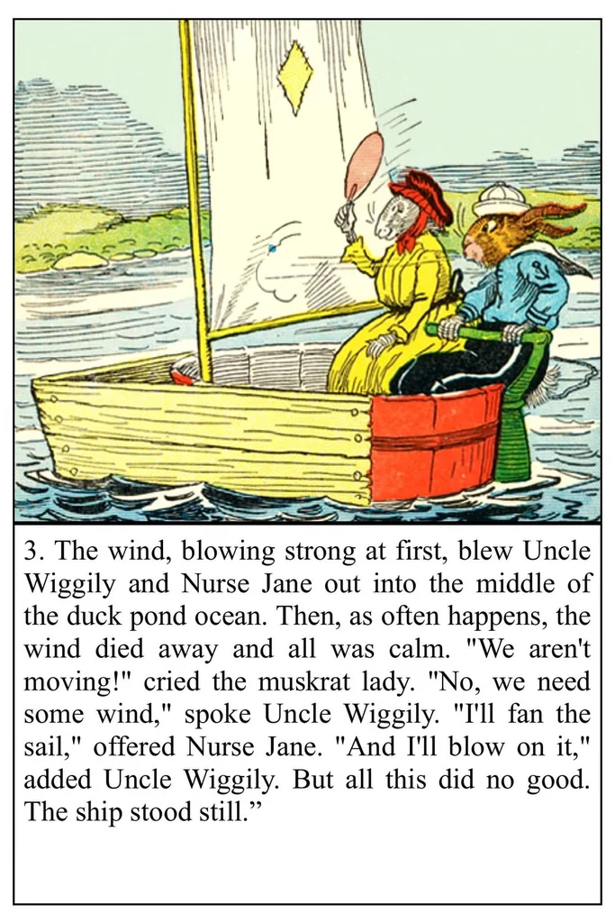 An illustration from UNCLE WIGGILY' S ROLLING HOOP-Bk28- By HOWARD GARIS - GUNSTON CLASSICS, 1919, leaf 18