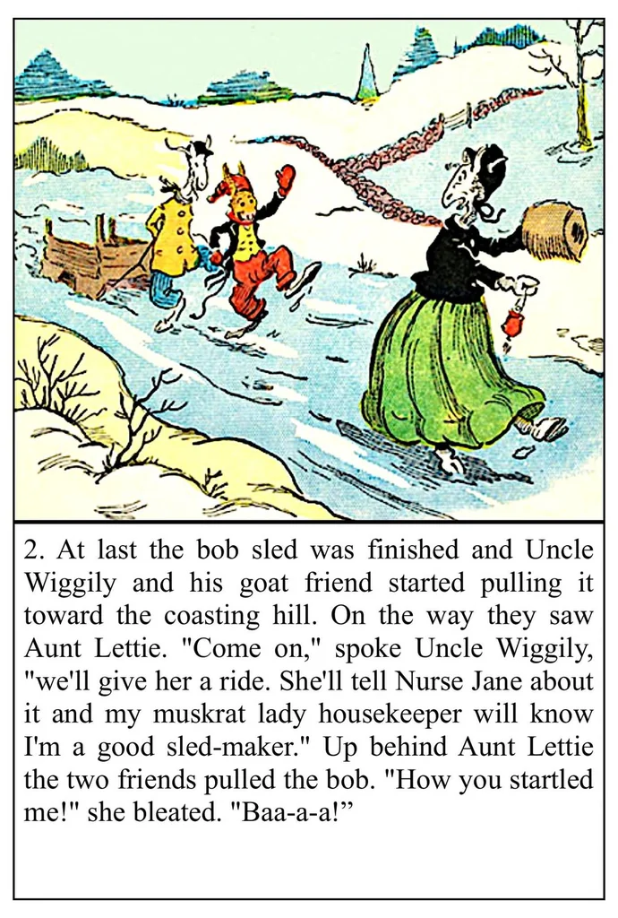 An illustration from UNCLE WIGGILY' S ROLLING HOOP-Bk28- By HOWARD GARIS - GUNSTON CLASSICS, 1919, leaf 27