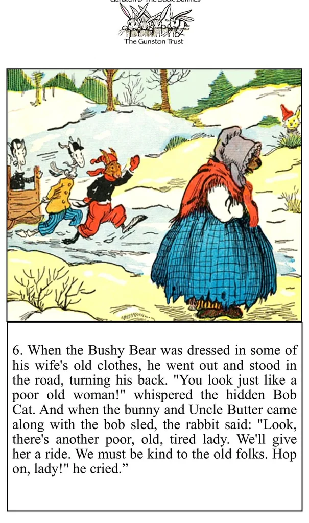 An illustration from UNCLE WIGGILY' S ROLLING HOOP-Bk28- By HOWARD GARIS - GUNSTON CLASSICS, 1919, leaf 31