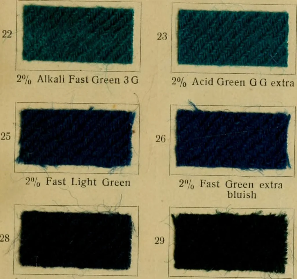 An illustration from Garment dyeing, 1912, leaf 21