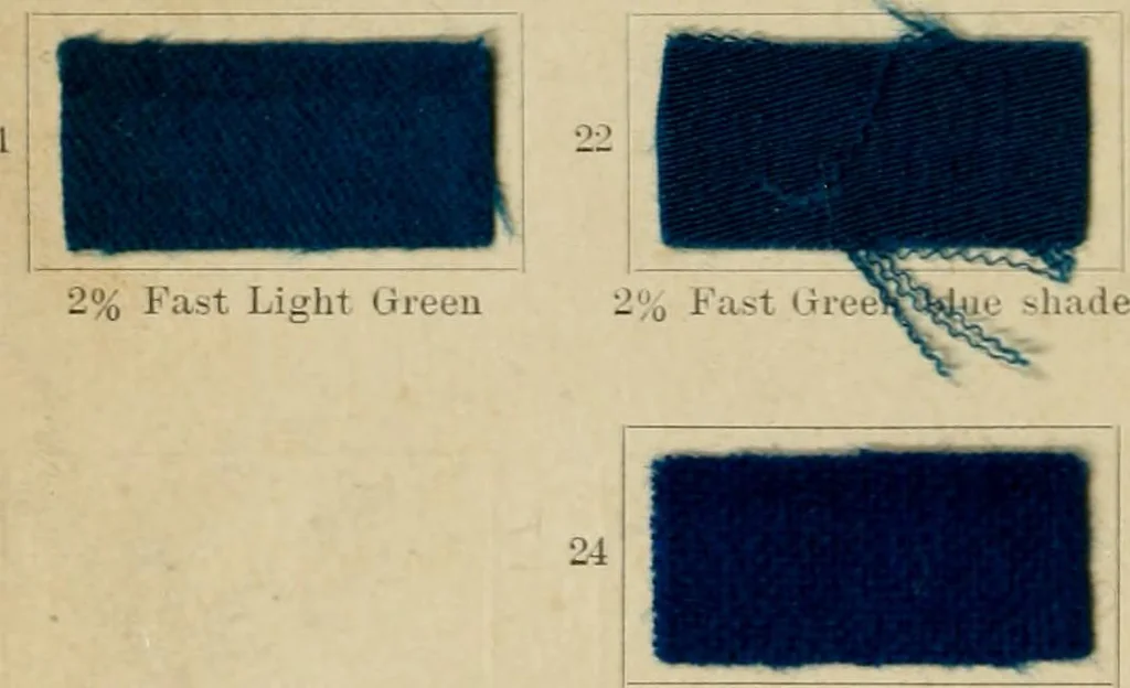 An illustration from Garment dyeing, 1906, leaf 13