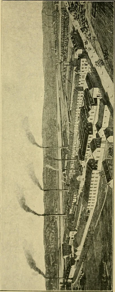 An illustration from Garment dyeing. Cassella Color Company (American branch of Leopold Cassella & Co.), 1910, leaf 4
