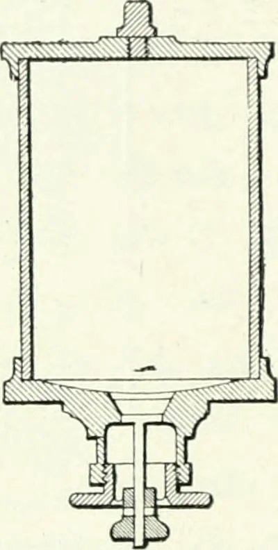 An illustration from Gas-engines and producer-gas plants; a practice treatise setting forth the principles of gas-engines and producer design, the selection and installation of an engine, conditions of perfect operation, producer-gas engines and their possibilities, the care of gas-engines and producer-gas plants, with a chapter on volatile hydrocarbon and oil engines, 1905, leaf 291