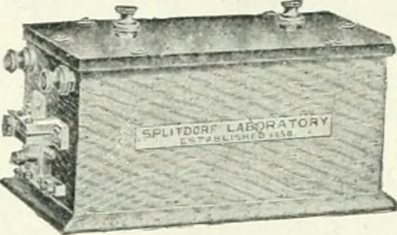 An illustration from Gas-engines and producer-gas plants; a practice treatise setting forth the principles of gas-engines and producer design, the selection and installation of an engine, conditions of perfect operation, producer-gas engines and their possibilities, the care of gas-engines and producer-gas plants, with a chapter on volatile hydrocarbon and oil engines, 1905, leaf 315