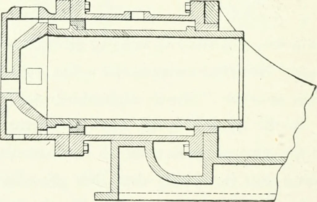 An illustration from Gas-engines and producer-gas plants; a practice treatise setting forth the principles of gas-engines and producer design, the selection and installation of an engine, conditions of perfect operation, producer-gas engines and their possibilities, the care of gas-engines and producer-gas plants, with a chapter on volatile hydrocarbon and oil engines, 1905, leaf 41