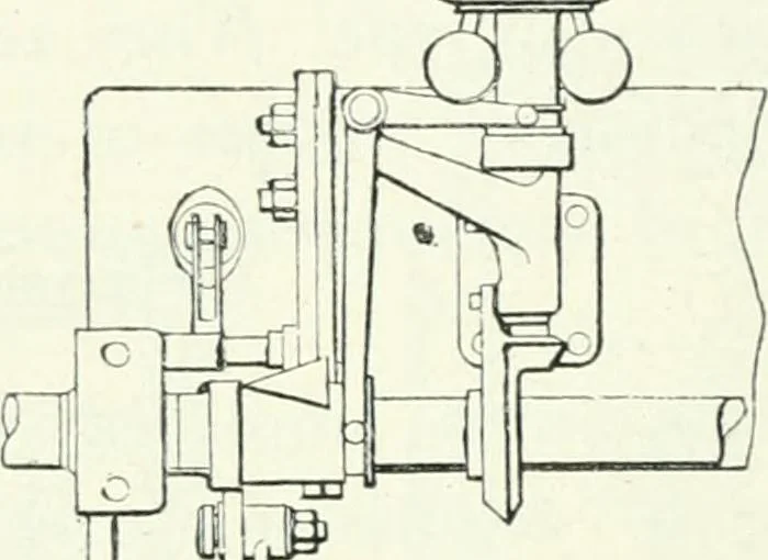 An illustration from Gas-engines and producer-gas plants; a practice treatise setting forth the principles of gas-engines and producer design, the selection and installation of an engine, conditions of perfect operation, producer-gas engines and their possibilities, the care of gas-engines and producer-gas plants, with a chapter on volatile hydrocarbon and oil engines, 1905, leaf 55