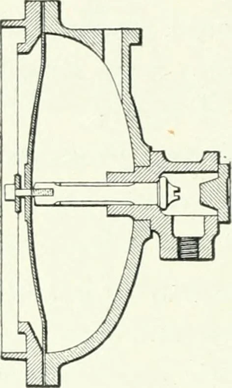 An illustration from Gas-engines and producer-gas plants; a practice treatise setting forth the principles of gas-engines and producer design, the selection and installation of an engine, conditions of perfect operation, producer-gas engines and their possibilities, the care of gas-engines and producer-gas plants, with a chapter on volatile hydrocarbon and oil engines, 1905, leaf 77