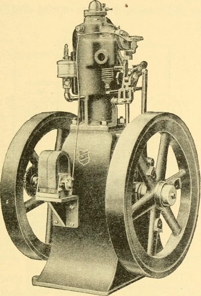 An illustration from The gasoline engine on the farm; a practical, comprehensive treatise on the construction, repair, management and use of this great farm power as applied to all farm machinery and farmer's work indoors and out .., 1913, leaf 129