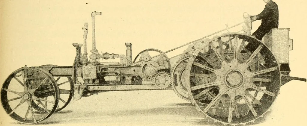 An illustration from The gasoline engine on the farm; a practical, comprehensive treatise on the construction, repair, management and use of this great farm power as applied to all farm machinery and farmer's work indoors and out .., 1913, leaf 175