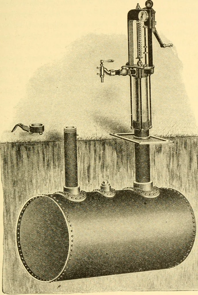 An illustration from The gasoline engine on the farm; a practical, comprehensive treatise on the construction, repair, management and use of this great farm power as applied to all farm machinery and farmer's work indoors and out .., 1913, leaf 191