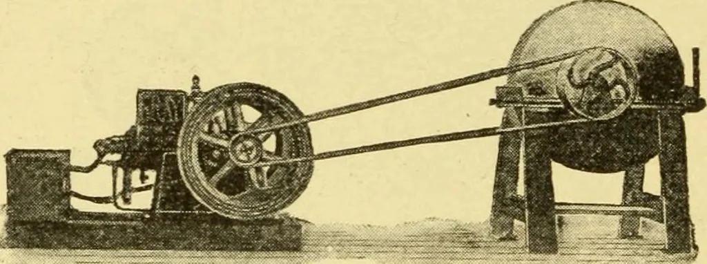 An illustration from The gasoline engine on the farm; a practical, comprehensive treatise on the construction, repair, management and use of this great farm power as applied to all farm machinery and farmer's work indoors and out .., 1913, leaf 372