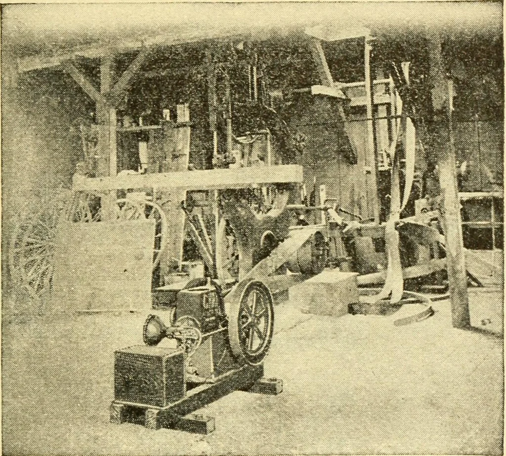 An illustration from The gasoline engine on the farm; a practical, comprehensive treatise on the construction, repair, management and use of this great farm power as applied to all farm machinery and farmer's work indoors and out .., 1913, leaf 373