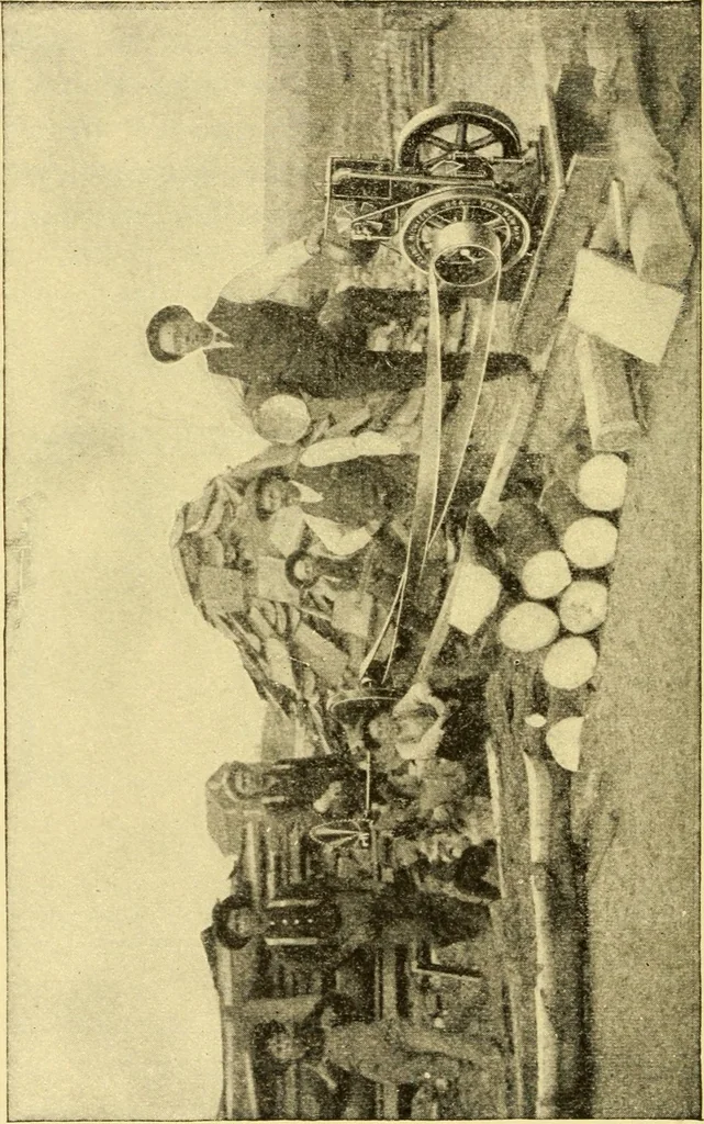 An illustration from The gasoline engine on the farm; a practical, comprehensive treatise on the construction, repair, management and use of this great farm power as applied to all farm machinery and farmer's work indoors and out .., 1913, leaf 376