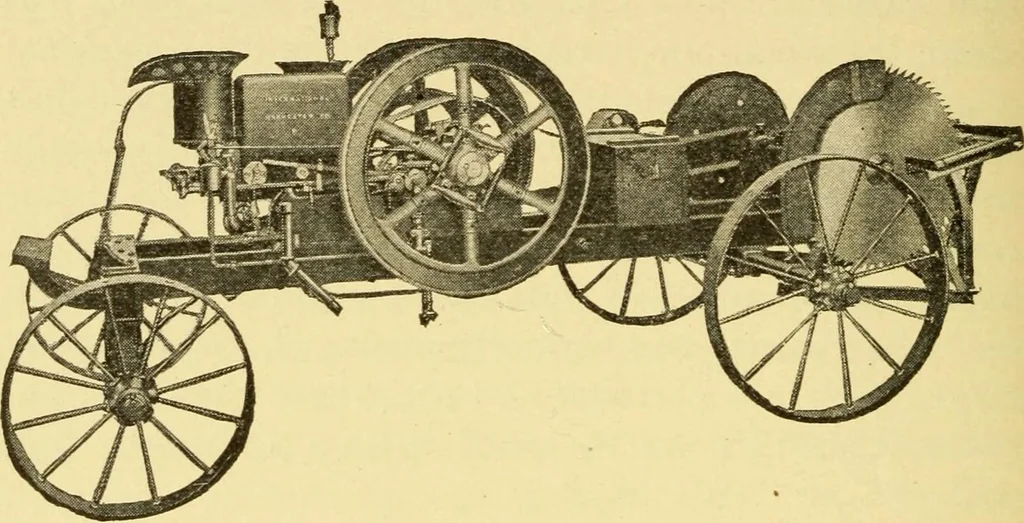 An illustration from The gasoline engine on the farm; a practical, comprehensive treatise on the construction, repair, management and use of this great farm power as applied to all farm machinery and farmer's work indoors and out .., 1913, leaf 380