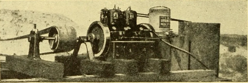 An illustration from The gasoline engine on the farm; a practical, comprehensive treatise on the construction, repair, management and use of this great farm power as applied to all farm machinery and farmer's work indoors and out .., 1913, leaf 402