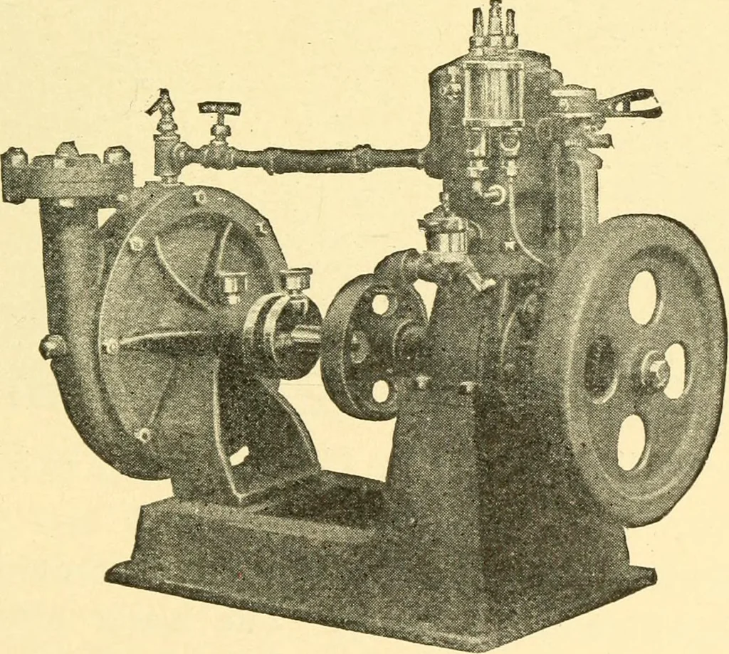 An illustration from The gasoline engine on the farm; a practical, comprehensive treatise on the construction, repair, management and use of this great farm power as applied to all farm machinery and farmer's work indoors and out .., 1913, leaf 407