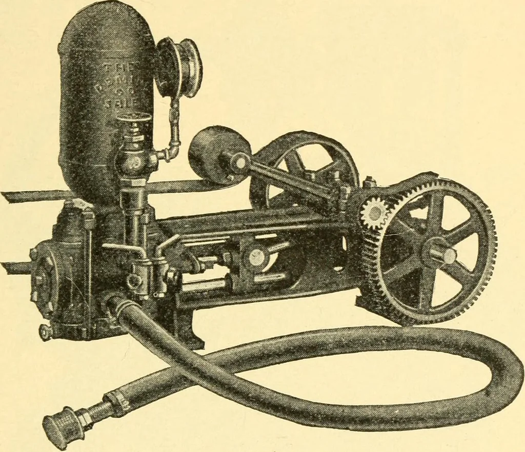 An illustration from The gasoline engine on the farm; a practical, comprehensive treatise on the construction, repair, management and use of this great farm power as applied to all farm machinery and farmer's work indoors and out .., 1913, leaf 413