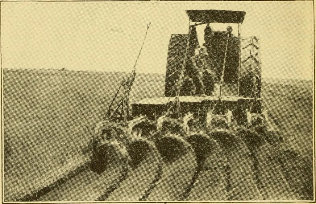 An illustration from The gasoline engine on the farm; a practical, comprehensive treatise on the construction, repair, management and use of this great farm power as applied to all farm machinery and farmer's work indoors and out .., 1913, leaf 42