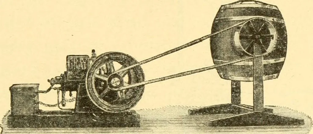 An illustration from The gasoline engine on the farm; a practical, comprehensive treatise on the construction, repair, management and use of this great farm power as applied to all farm machinery and farmer's work indoors and out .., 1913, leaf 437