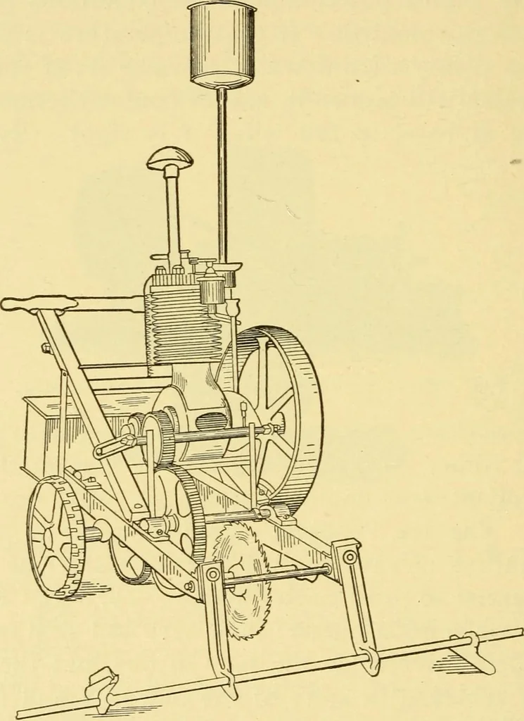 An illustration from The gasoline engine on the farm; a practical, comprehensive treatise on the construction, repair, management and use of this great farm power as applied to all farm machinery and farmer's work indoors and out .., 1913, leaf 438