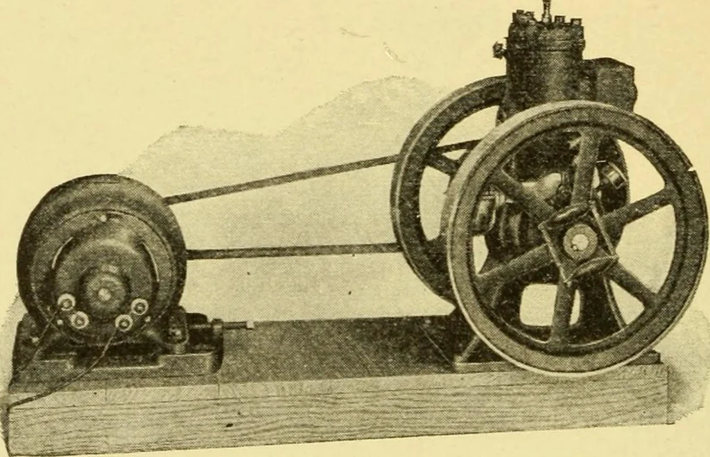 An illustration from The gasoline engine on the farm; a practical, comprehensive treatise on the construction, repair, management and use of this great farm power as applied to all farm machinery and farmer's work indoors and out .., 1913, leaf 442