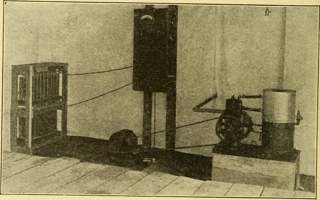 An illustration from The gasoline engine on the farm; a practical, comprehensive treatise on the construction, repair, management and use of this great farm power as applied to all farm machinery and farmer's work indoors and out .., 1913, leaf 446