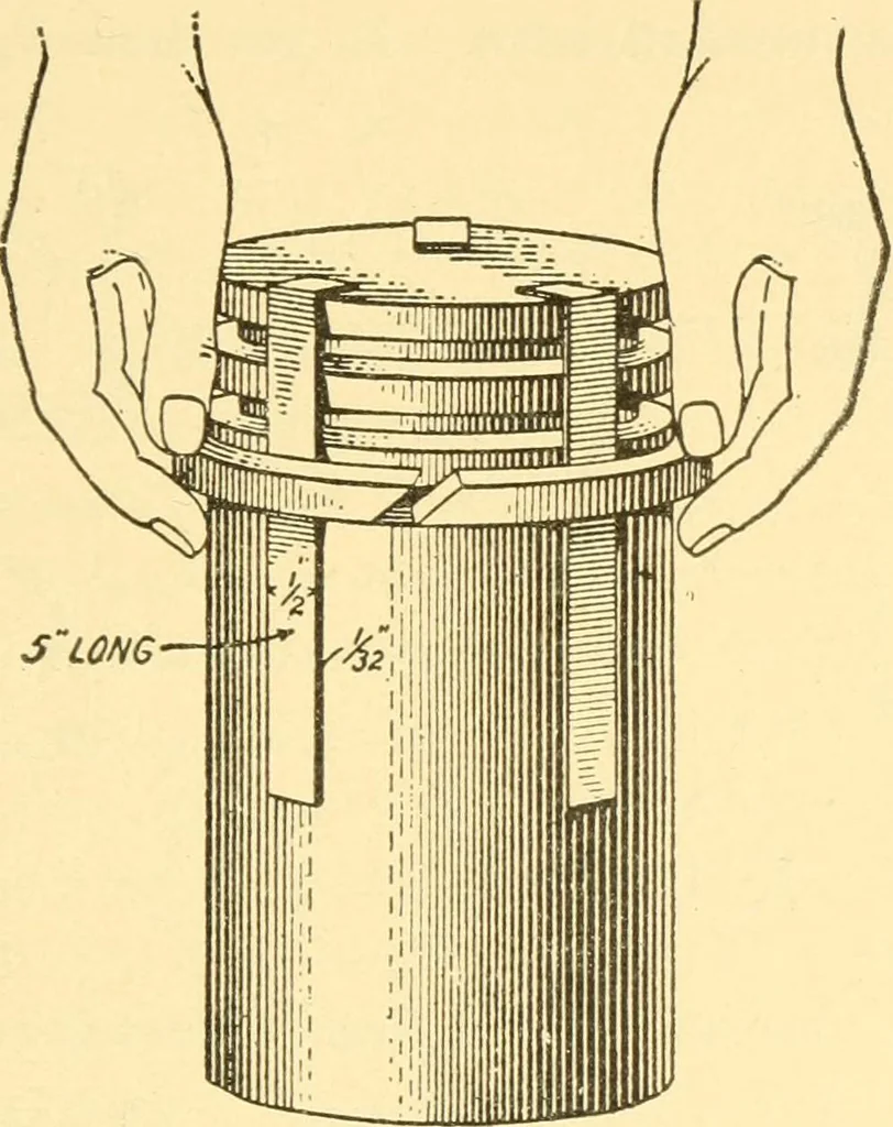 An illustration from The gasoline engine on the farm; a practical, comprehensive treatise on the construction, repair, management and use of this great farm power as applied to all farm machinery and farmer's work indoors and out .., 1913, leaf 81